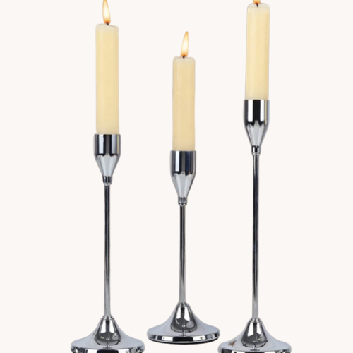 Silver Candle Holders